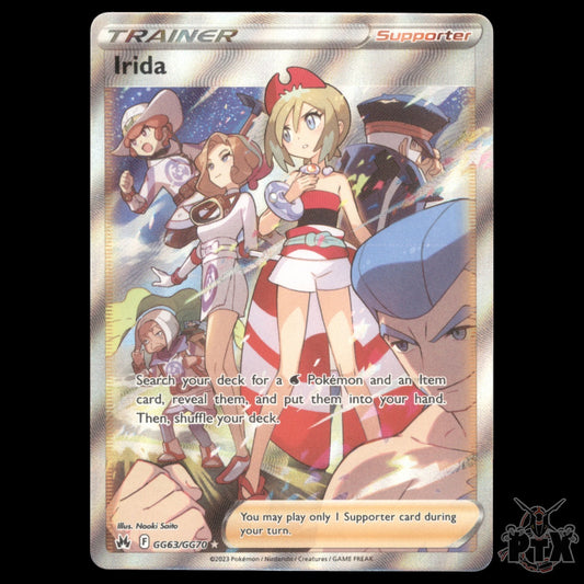 Irida #GG63/GG70 Crown Zenith NM/Near Mint Pokemon 2023