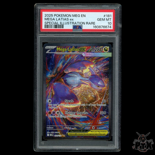 Mega Latias ex 181/132 PSA 10 Mega Evolution Pokemon 2025