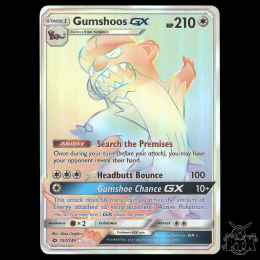 Gumshoos GX #157/149 Sun & Moon Base Set NM/Near Mint Pokemon 2017