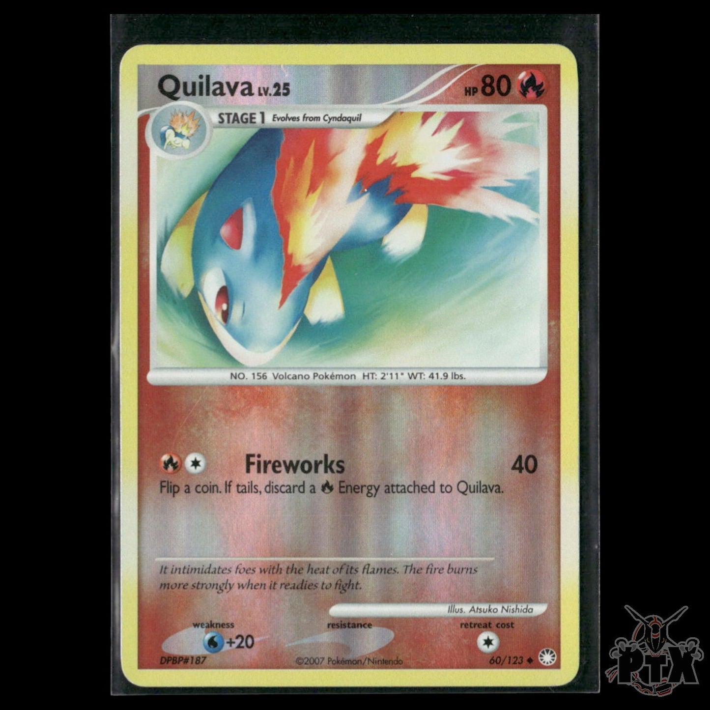 Quilava 60/123 Mysterious Treasures NM Pokemon 2007