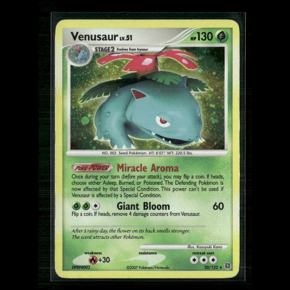 Venusaur 20/132 Secret Wonders MP Pokemon