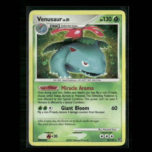 Venusaur 20/132 Secret Wonders MP Pokemon