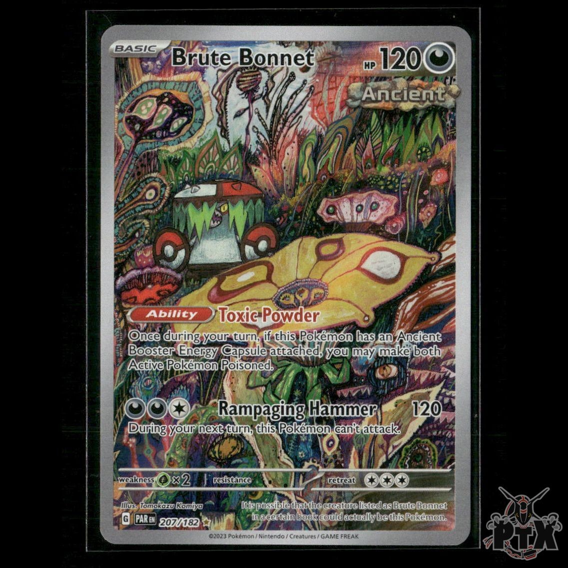 Brute Bonnet 207/182 SV04: Paradox Rift NM Pokemon