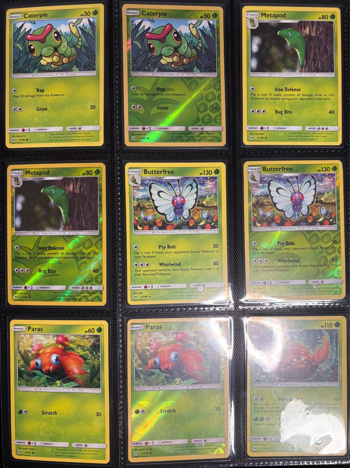 Sun & Moon Base Master Set 172/172 All NM/NM+ Pokemon 2017