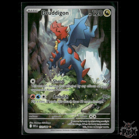 Druddigon 151/086 SV: White Flare NM Pokemon