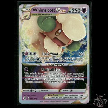 Whimsicott VSTAR 065/172 SWSH09: Brilliant Stars NM Pokemon
