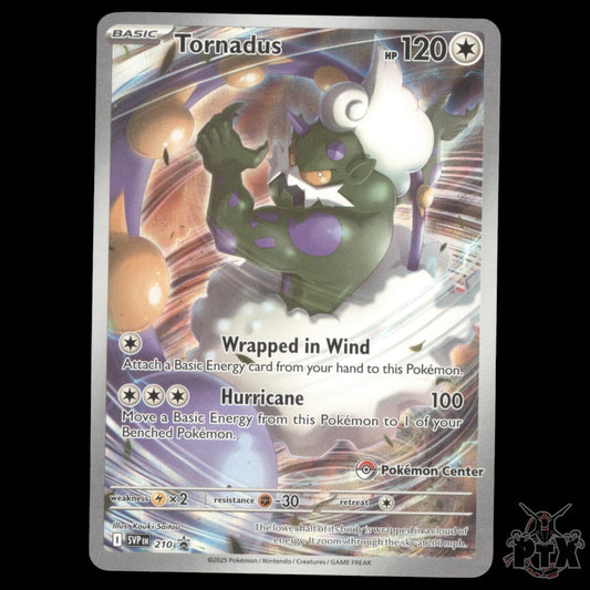 Tornadus #210 Pokemon Center Stamped Promo NM/Near Mint Pokemon 2025