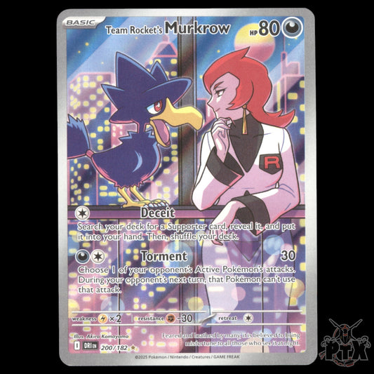 Murkrow #200/182 Destined Rivals NM/Near Mint Pokemon 2025