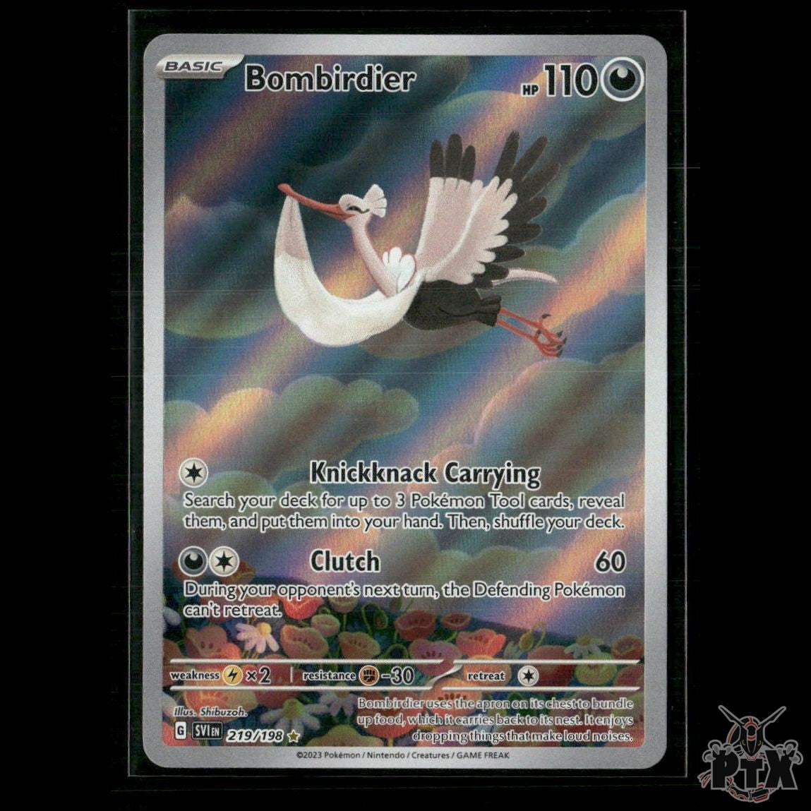 Bombirdier 219/198 SV01: Scarlet & Violet Base Set NM Pokemon