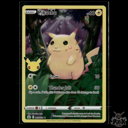 Pikachu 005/025 Celebrations NM Pokemon