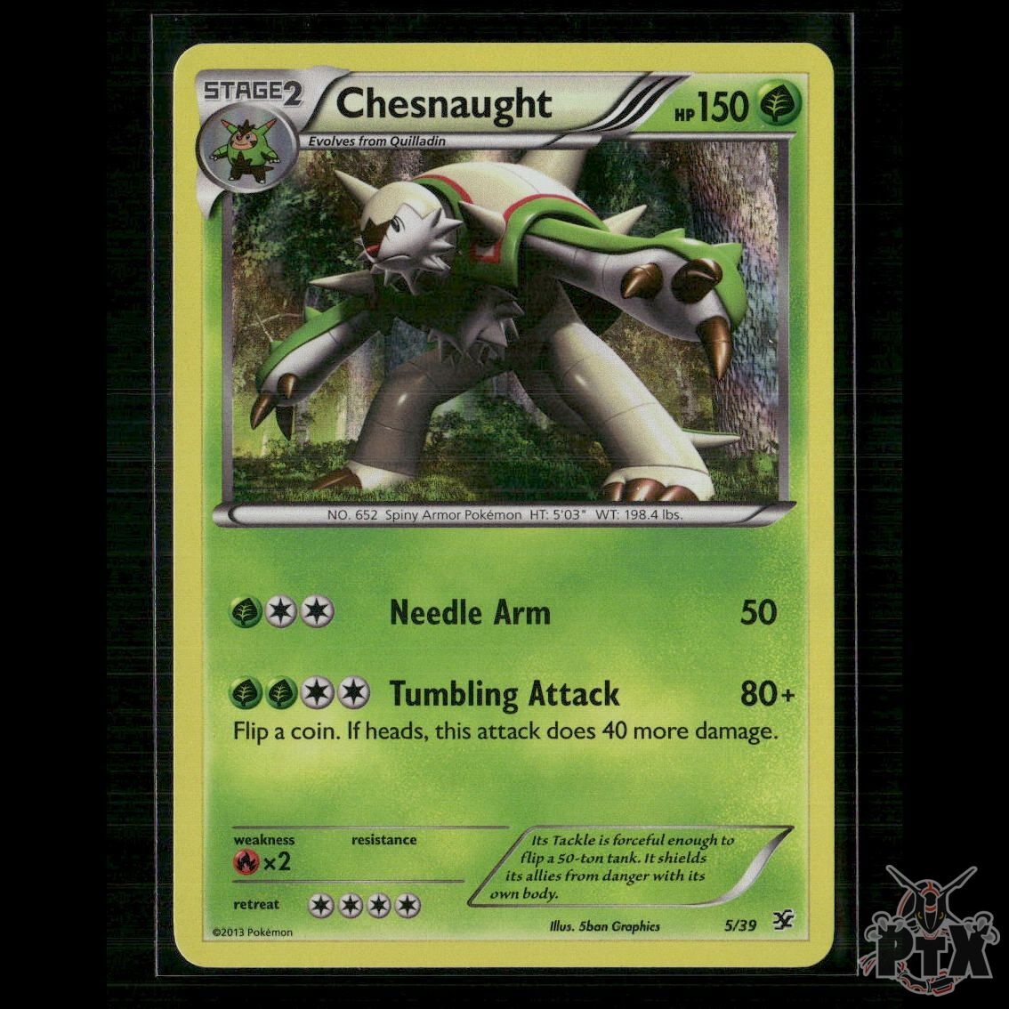 Chesnaught 5/39 Kalos Starter Set LP Pokemon
