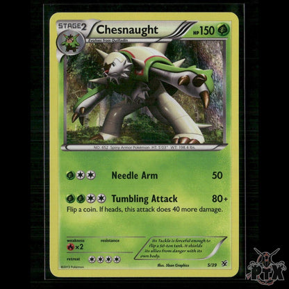 Chesnaught 5/39 Kalos Starter Set LP Pokemon