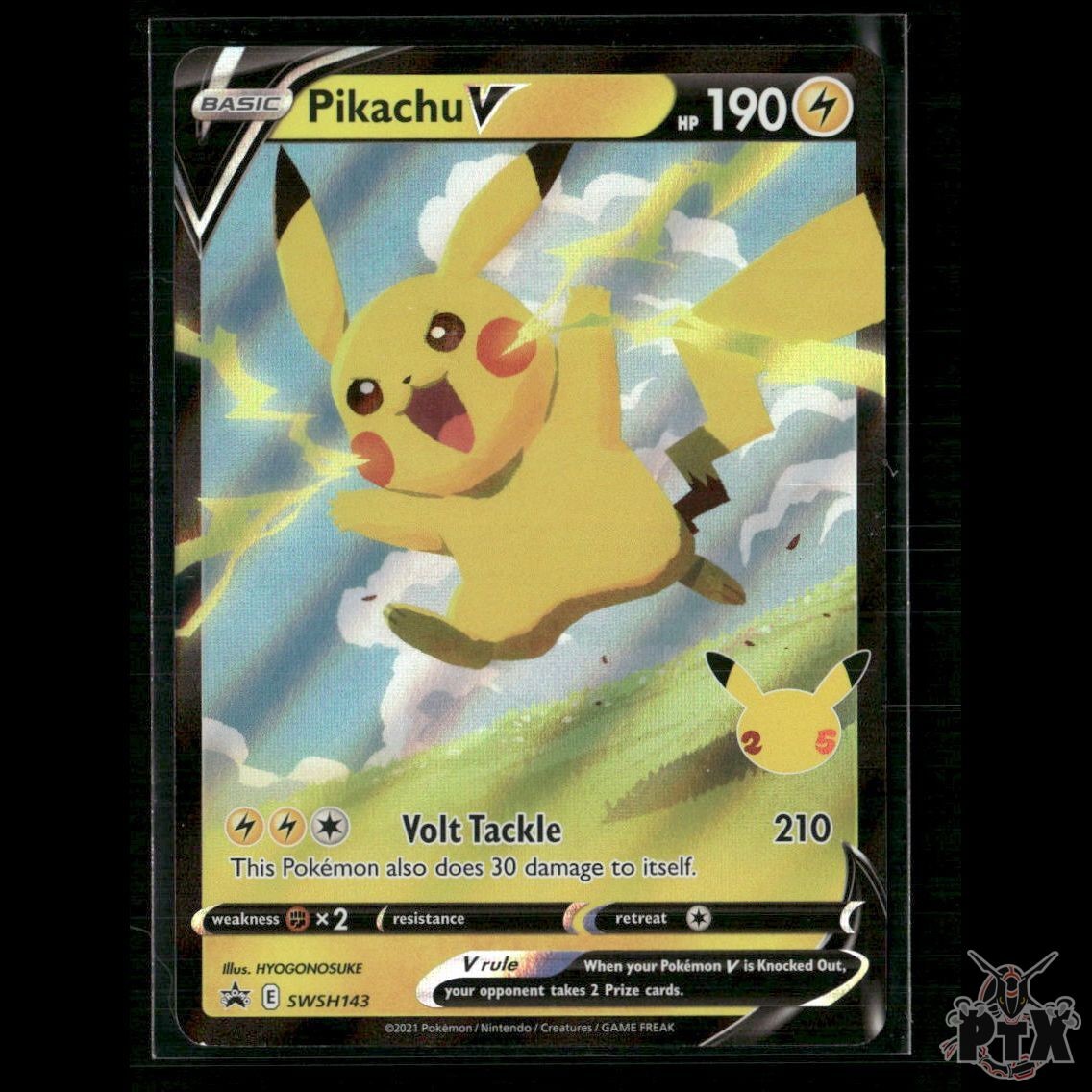 Pikachu V SWSH143 SWSH: Sword & Shield Promo Cards NM Pokemon