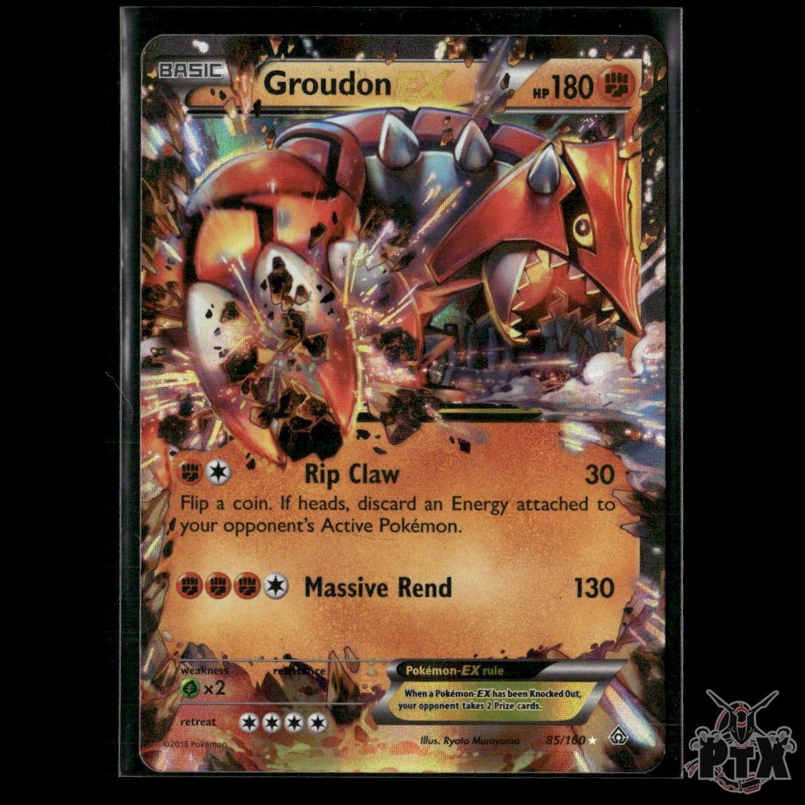 Groudon EX 85/160 XY - Primal Clash MP Pokemon