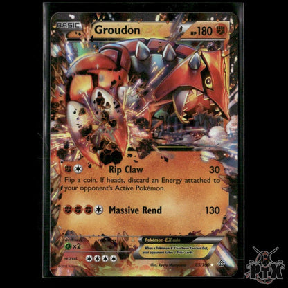 Groudon EX 85/160 XY - Primal Clash MP Pokemon