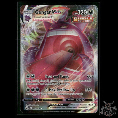 Gengar VMAX 157/264 SWSH08: Fusion Strike HP Pokemon