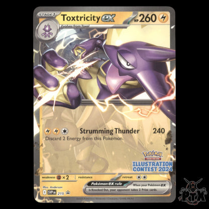 Toxtricity ex #215 Illustration Contest Promo NM/Near Mint Pokemon 2025