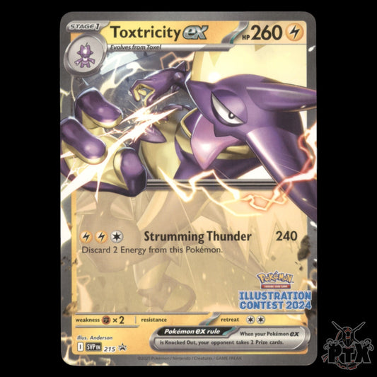 Toxtricity ex #215 Illustration Contest Promo NM/Near Mint Pokemon 2025