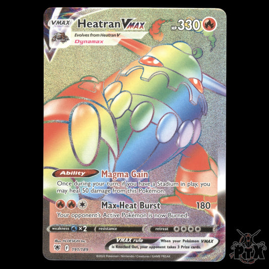 Heatran VMAX #191/189 Astral Radiance NM/Near Mint Pokemon 2022