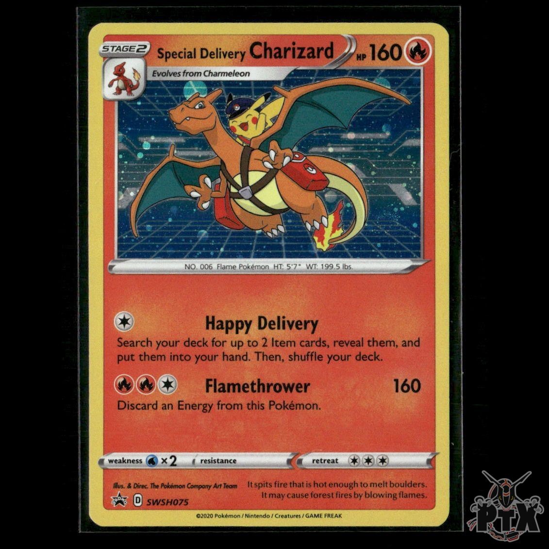 Special Delivery Charizard SWSH075 SWSH: Sword & Shield Promo Cards NM Pokemon