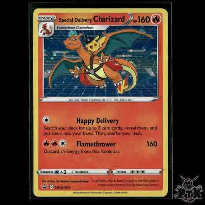 Special Delivery Charizard SWSH075 SWSH: Sword & Shield Promo Cards NM Pokemon