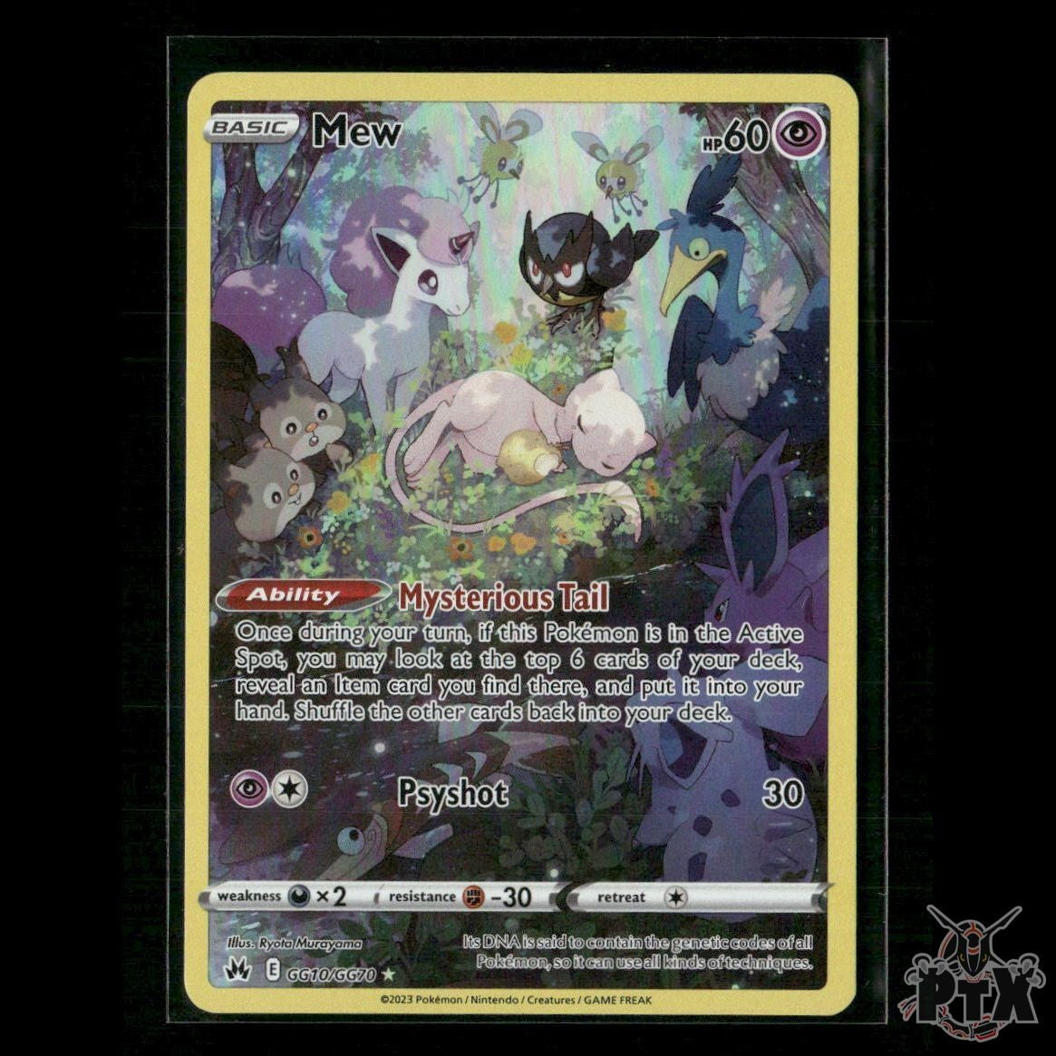 Mew GG10/GG70 SWSH: Crown Zenith: Galarian Gallery NM Pokemon