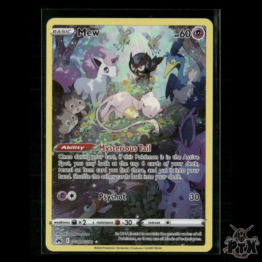 Mew GG10/GG70 SWSH: Crown Zenith: Galarian Gallery NM Pokemon
