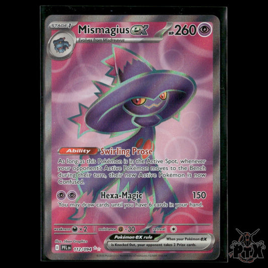 Mismagius ex 112/094 ME02: Phantasmal Flames NM Pokemon