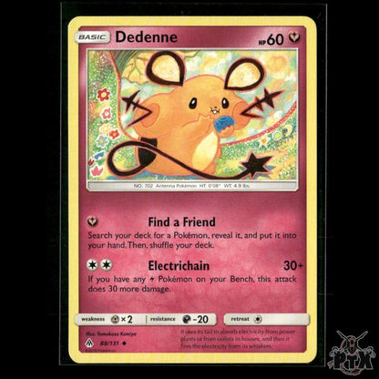 Dedenne 88/131 SM - Forbidden Light NM Pokemon