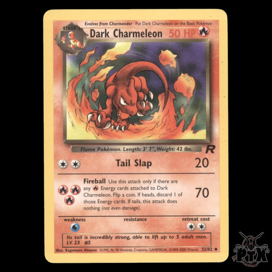 Dark Charmeleon #32/82 Team Rocket NM/Near Mint Pokemon 2000