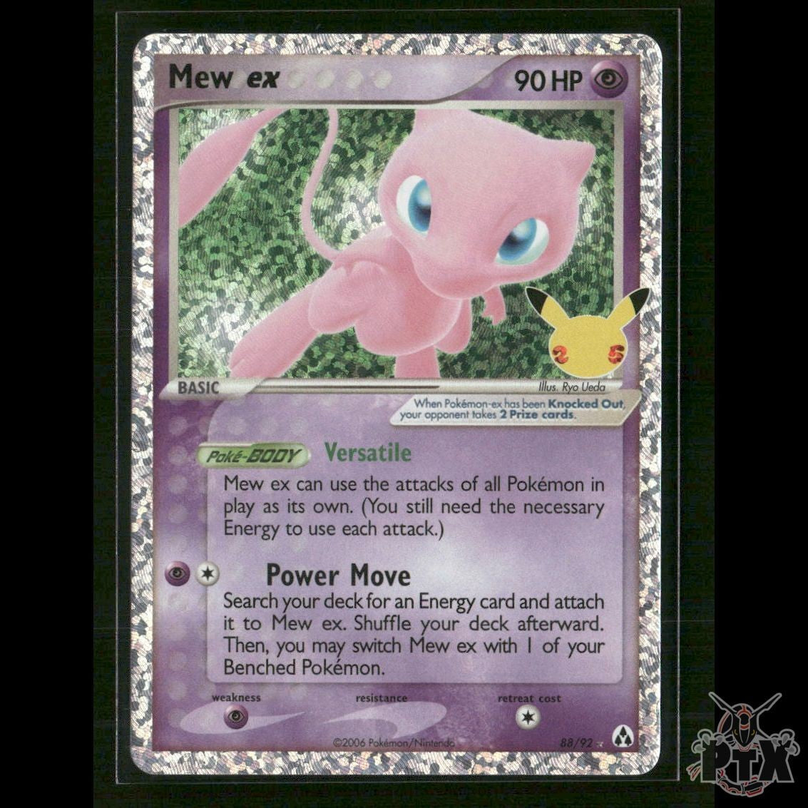 Mew ex 88/92 Celebrations: Classic Collection NM Pokemon