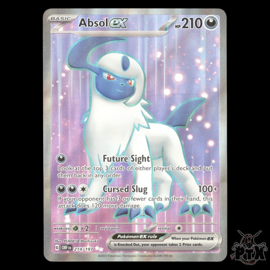 Absol ex #214/197 Obsidian Flames NM/Near Mint Pokemon 2023