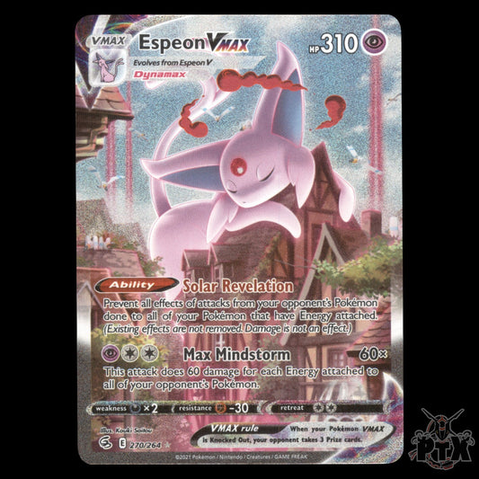 Espeon VMAX #270/264 Fusion Strike NM/Near Mint Pokemon 2021