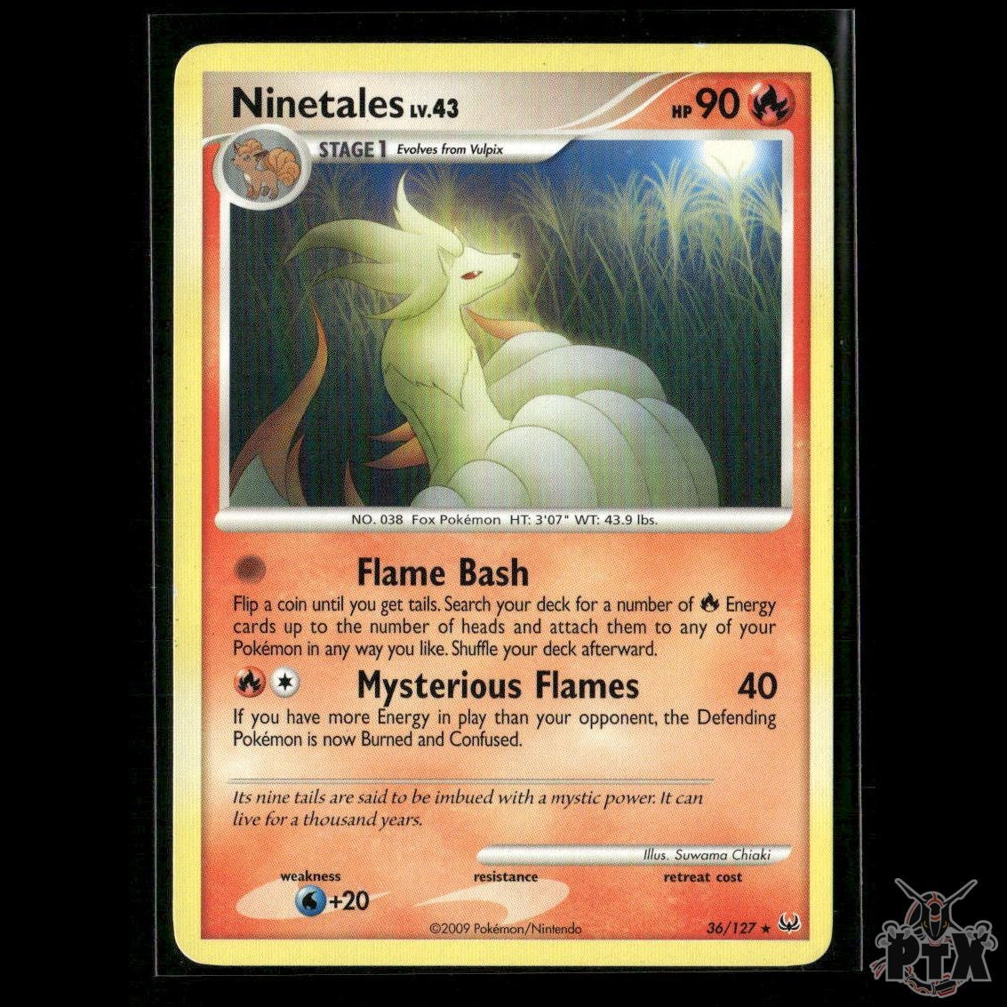 Ninetales 36/127 Platinum LP Pokemon