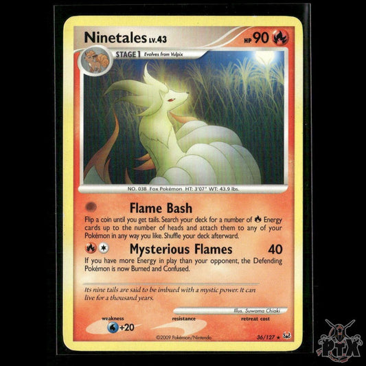Ninetales 36/127 Platinum LP Pokemon