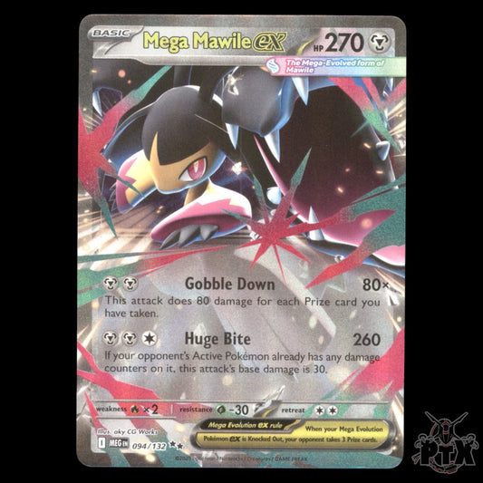 Mega Mawile ex #094/132 Mega Evolution NM/Near Mint Pokemon 2025