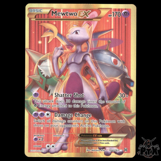 Mewtwo EX #164/162 Breakthrough LP/Lightly Played Pokemon 2015
