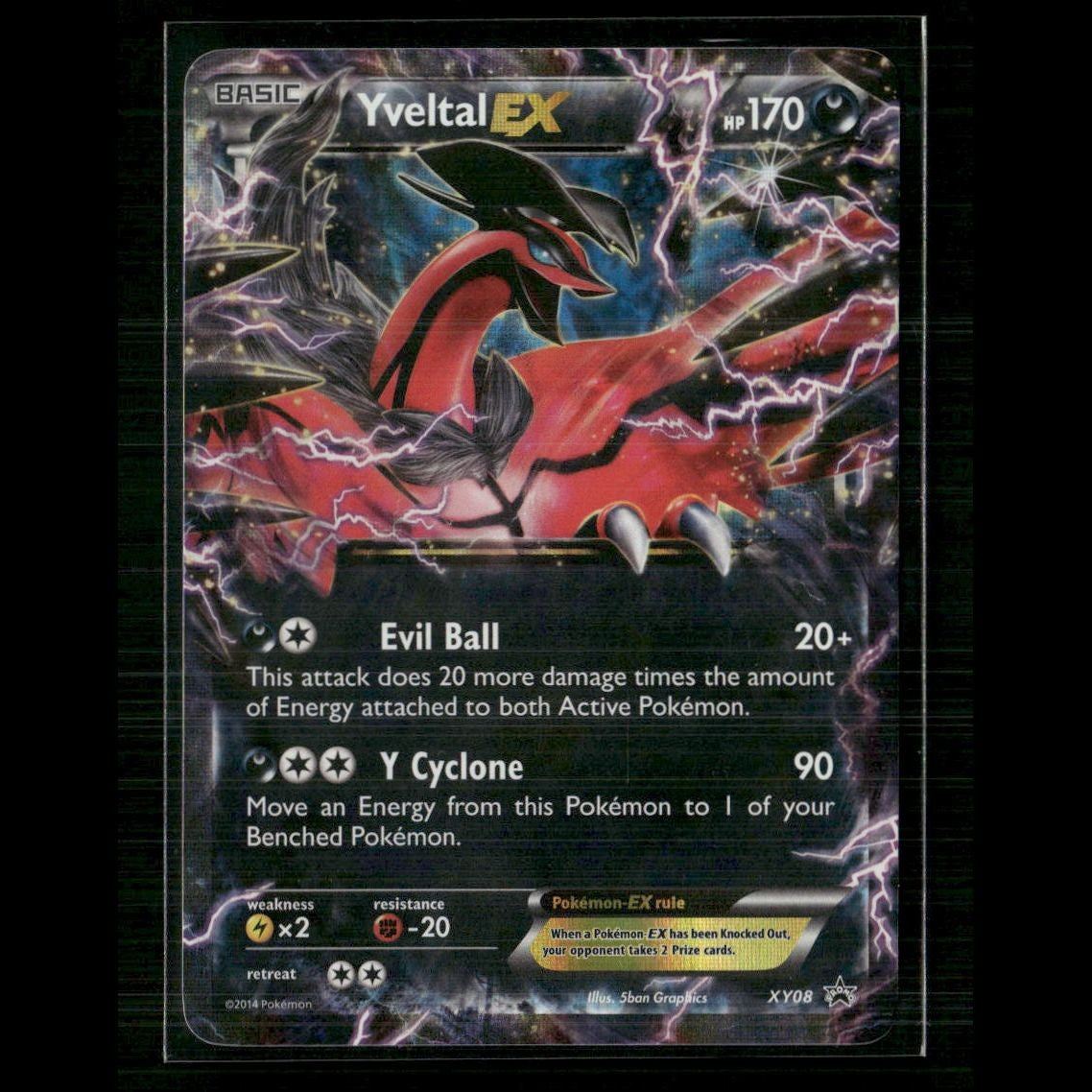 Yveltal EX XY08 XY Promos NM Pokemon