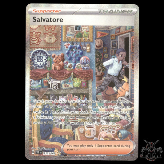 Salvatore #212/162 Temporal Forces NM/Near Mint Pokemon 2024