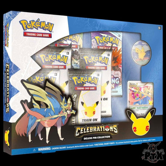 Celebrations Zacian Deluxe Pin Collection Box Pokemon 2021