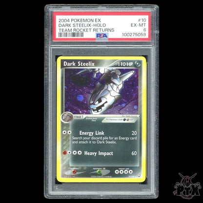 Dark Steelix Holo #10/109 PSA 6 Team Rocket Return Pokemon 2004