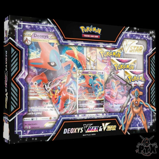 Deoxys VMAX & VSTAR Battle Box Sword & Shield Pokemon 2022