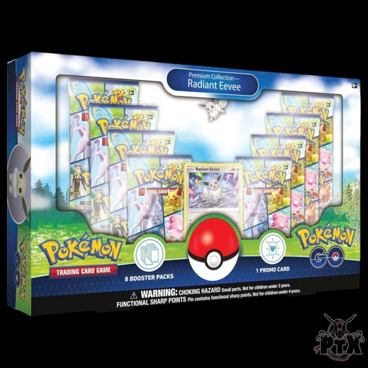 Pokemon GO Radiant Eevee Premium Collection Box Sword & Shield Pokemon 2021