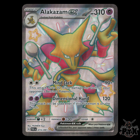 Alakazam ex 215/091 Paldean Fates NM/Near Mint