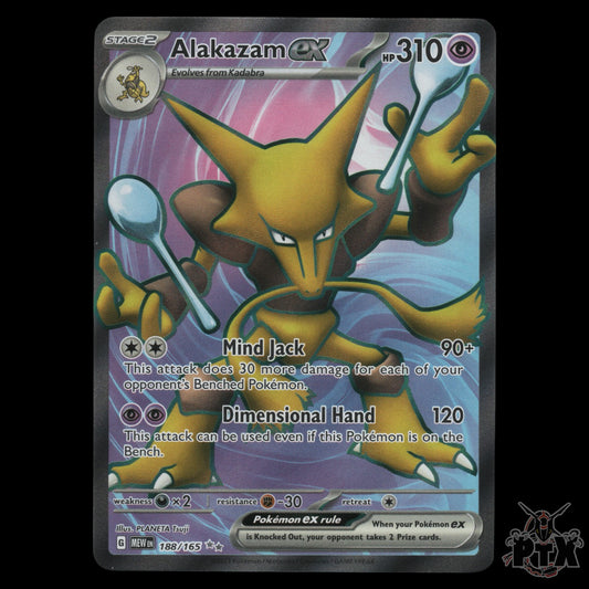 Alakazam ex #188/165 Scarlet & Violet 151 NM/Near Mint