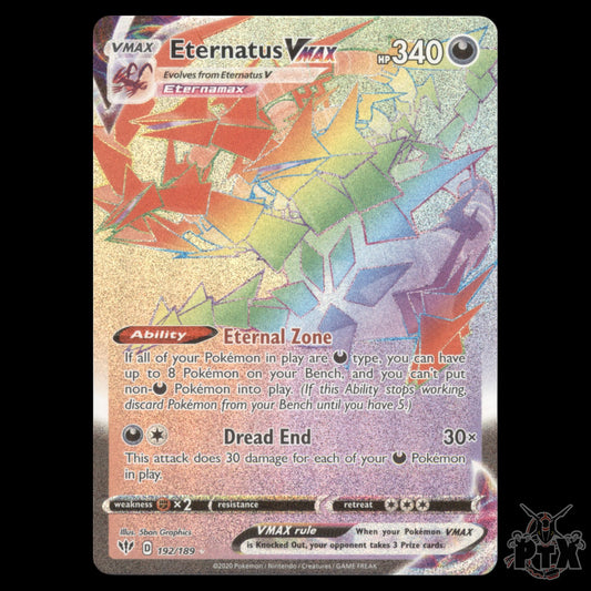Eternatus VMAX #192/189 Darkness Ablaze SWSH NM/Near Mint