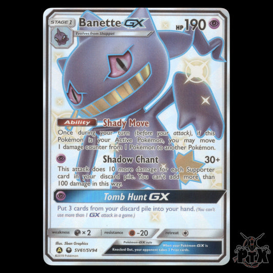 Banette GX #SV61/SV94 Hidden Fates S&M NM/Near Mint