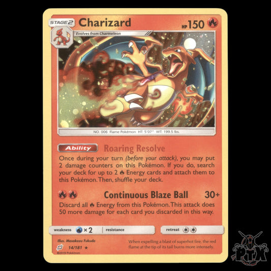 Charizard #014/181 Team Up S&M NM/Near Mint