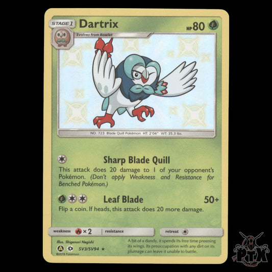 Dartrix SV3/SV94 Hidden Fates