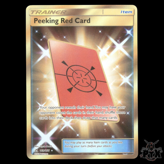 Peeking Red Card 169/156 Ultra Prism
